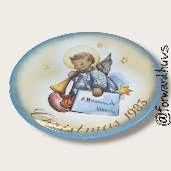 1983 Berta Hummel Collector Plate – “Angelic Messenger” - No Box - Picture 6 of 7